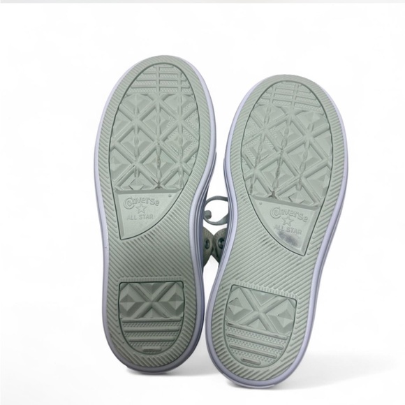 Converse Women's High-Top Sneakers in Mint and Cream - Picture 6 of 8